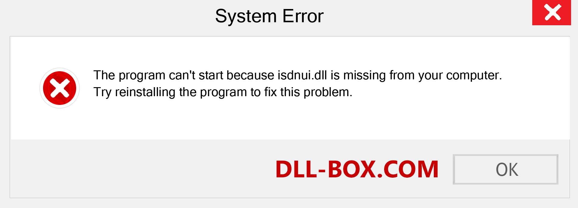  isdnui.dll file is missing?. Download for Windows 7, 8, 10 - Fix  isdnui dll Missing Error on Windows, photos, images
