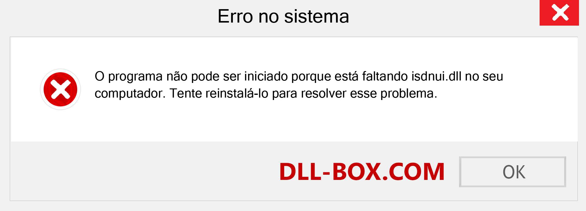 Arquivo isdnui.dll ausente ?. Download para Windows 7, 8, 10 - Correção de erro ausente isdnui dll no Windows, fotos, imagens